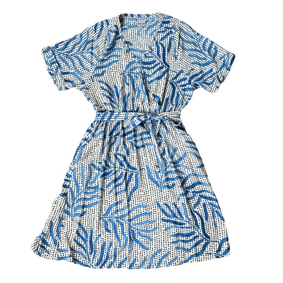 NIC+ZOE Blue and White Midi Dress - Picture 3 of 14